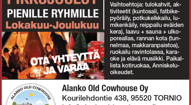 Pikkujoulut Kourilehdossa